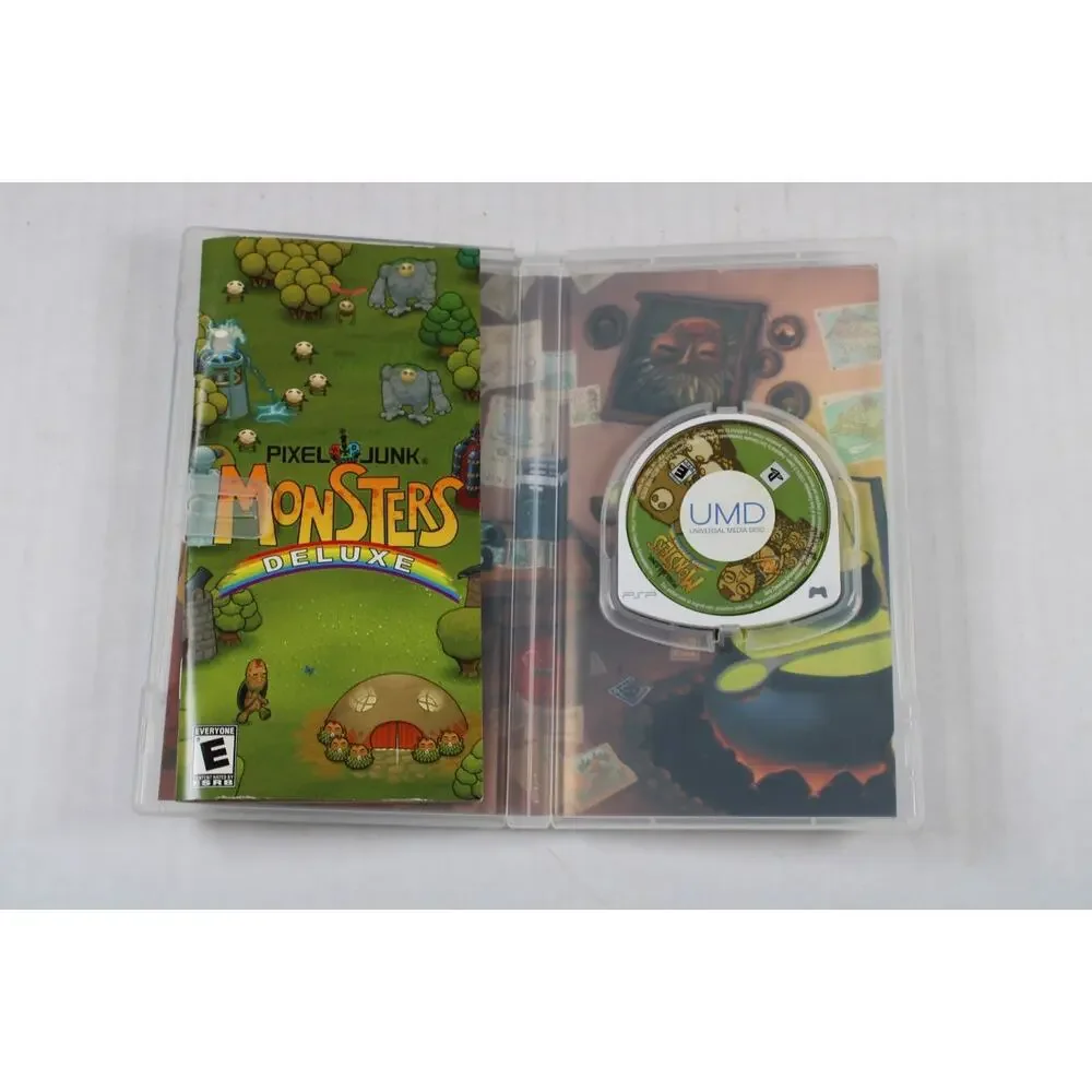 PixelJunk Monsters Deluxe (Sony PSP, 2010) CIB Complete With Manual tested